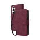 Capa Carteira Transversal Com Zíper Para Samsung Galaxy S25 Ultra S24 plus S25 Edge S23 S22 S21