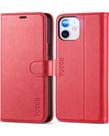 Capa Carteira TUCCH para iPhone 12/12 Pro (6.1") - Vermelha