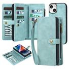 Capa Carteira TwoHead para iPhone 14 com Porta-Cartões - Azul