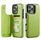 Capa Carteira Wefor para iPhone 16 Pro Max em Couro PU Verde Capa Carteira Wefor para iPhone 16 Pro Max em Couro PU Verde