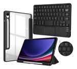 Capa Case Acrilica + Teclado P/ Tab Galaxy S7fe 11 Polegadas