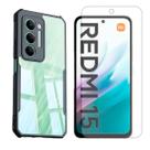 Capa Case Airbag Para Xiaomi Redmi 15 4G + Pelicula Hidrogel Cor:Preto