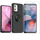 Capa Case Anel Para Motorola Moto G55 + Pelicula Hidrogel