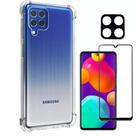 Capa Case Anti Impacto Galaxy M62 + Película 3D + Película de Câmera Lente Capa Case Anti Impacto Galaxy M62 + Película 3D + Película de Câmera Lente