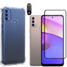 Capa Case Anti Queda p Motorola Moto E40 + Película 5D + Cam