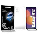 Capa Case Anti Shock E Película De Vidro 3d Galaxy M12 M127 6.5 - Cell In Power25
