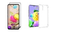 Capa Case Anti Shock LG K52 + Película Vidro 3D