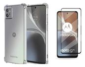 Capa Case Anti Shock + Pelicula 3d Compatível Moto G32