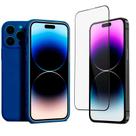 Capa Case Aveludada Anti Impacto iPhone 14 Pro + Pelicula 9D