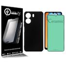 Capa Case Aveludada Preta Para Redmi 13C 6.74 + Película De Ceramica - Cell In Power25 Capa Case Aveludada Preta Para Redmi 13C 6.74 + Película De Ceramica - Cell In Power25
