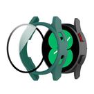 Capa Case Bumper com Película de Vidro para Galaxy Watch 4 40mm - Verde Fosco