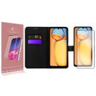 Capa Case Carteira Preta Para Redmi 13C 6.74 + Película De Vidro 3D - Luiza Cell25 Capa Case Carteira Preta Para Redmi 13C 6.74 + Película De Vidro 3D - Luiza Cell25