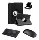 Capa Case Com Teclado Bluetooth E Mouse Para iPad 9 Geração