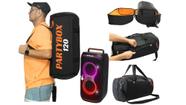 Capa Case Compatível Som Partybox Club 120 Reforçada Com Bolso Impermeàvel