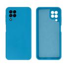 Capa Case de Silicone Compatível com A22 4G Azul