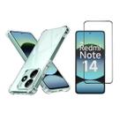 Capa Case e Película para Xiaomi Redmi Note 14 4G Note 14 5G Note 14 Pro 5G Note 14 Pro Plus 5G
