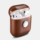 Capa Case Fone Compatível Airpods Luxo Protetora Spinner Cour o Icarer Marrom