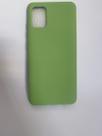 Capa case fosca lisa veludo interno galaxy a71 + pel 3d full