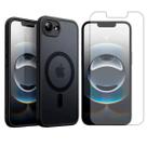 Capa Case Magsafe Fosca Compativel Com iPhone 16e Pelicula Hidrogel