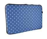 Capa Case para Notebook 14" em Neoprene - Poa Marinho - Reliza