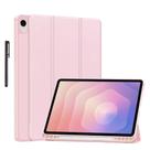 Capa case para Samsung G. Tab S11 11” 2025 + canetinha Cor escolhida:Rose