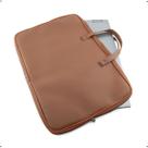 Capa Case Pasta Preta De Couro Para Notebook Maleta Material Premium Reforçada 14.1/15.6/17.3 Polegadas