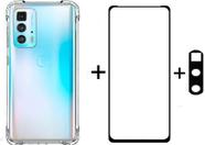 Capa Case + Pel Camera + Pelicula 3d Para Moto Edge 20 Pro