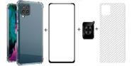Capa Case + Pelicula 3d + Pl Camera + Fibra Para Galaxy M53 5g