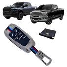 Capa Case Presença 5 Botões E Chaveiro Dodge Ram 2500 Laramie Rodeo Edition 3500 Acessório Metal