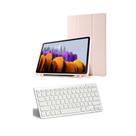Capa Case Rosa + Teclado Bluetooth P/ Tablet Galaxy S8 Ultra 14.6 X900