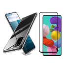 Capa Case Samsung Galaxy A71 Capinha Impacto + Película Vidro Temperado 3D 5D 6D 9D Anti Queda com Borda ProtetorA Capa Case Samsung Galaxy A71 Capinha Impacto + Película Vidro Temperado 3D 5D 6D 9D Anti Queda com Borda ProtetorA