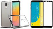 Capa Case Samsung Galaxy J8 Anti Queda + Pelicula 3D