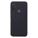 Capa Case Silicone Aveludada para Moto G10 G20 G30 Preto