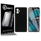 Capa case Silicone Premium aveludada + Película De Hydrogel HD Para Moto G14 Xt2341 6.5 - Cell In Power25