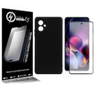 Capa case Silicone Premium aveludada + Película De Vidro 3D Para Moto G54 XT2343 6.5 - Cell In Power25