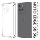 Capa Case Silicone TPU Para Motorola Moto Edge 50 5G Transparente