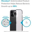 Capa Case Speck Presidio Perfect Clear Para iPhone 13 Pro Max 6.7 Polegas Luxo Microban Proteção Microbiana Comprova