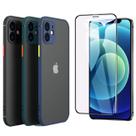 Capa Case Super Fina Color Matte Phone 12 Tela 6.1 + Peli 3D