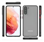 Capa Case Translucida Fosca + Película de Vidro Para Samsung A26 Capa Case Translucida Fosca + Película de Vidro Para Samsung A26