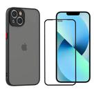 Capa Case Translucida Fosca Resistente E Pelicula 9D Para iPhone 16