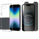 Capa Case Ultra Fina Luxo Para iPhone 16e + Pelicula Privacy Capa Case Ultra Fina Luxo Para iPhone 16e + Pelicula Privacy