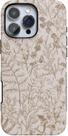 Capa Casely para iPhone 16 Pro - Bege Garden Floral