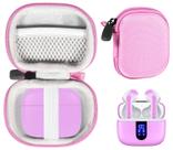 Capa CaseSack para fones de ouvido Bluetooth TAGRY X08 (rosa)