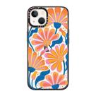 Capa Casetify Compact para iPhone 13 - Modelo Lazy Daisy Clear Black