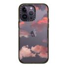 Capa Casetify Impact para iPhone 14 Pro Max - Design Clouds Preta