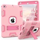 Capa CCMAO iPad mini 5/4 à prova de choque rosa híbrida para crianças