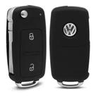 Capa Chave Canivete Vw G6 Gol Fox Golf Jetta Up Voyage 2 Botões