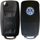 Capa Chave Canivete Vw Volkswagem Polo Gol Golf Fox Passat Voyage G5 2009 2010 2011 2012 3 Botões