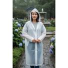 Capa Chuva Impermeável PVC C/ Capuz Transparente Adulto