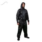 Capa Chuva Moto C/capuz Preta Delta Flex Unissex Impermeável
